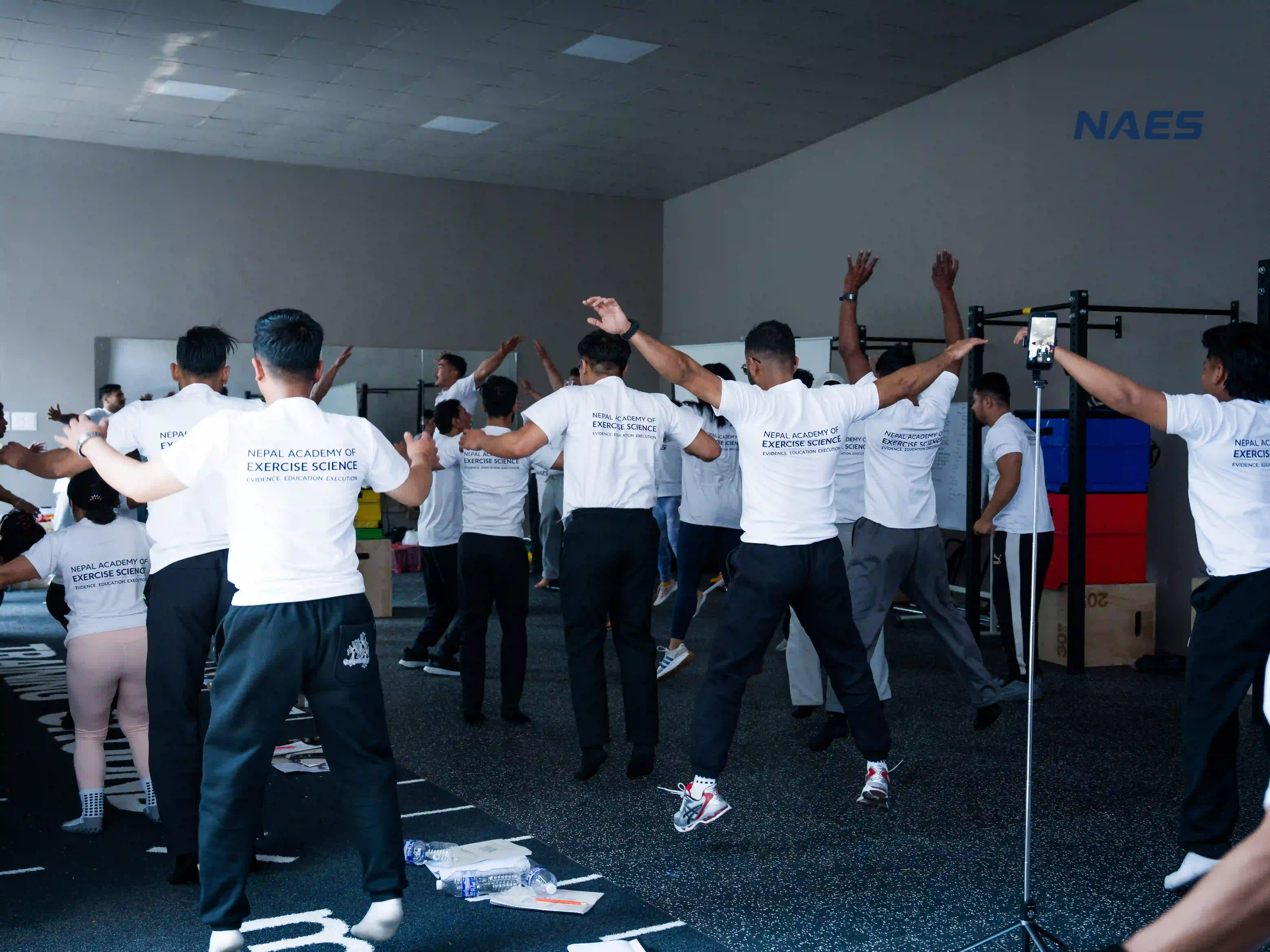 Personal trainer certification class at NAES Academy Nepal